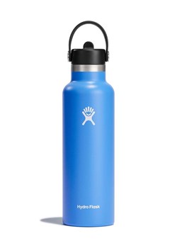 Hydro Flask butelka termiczna 21 Oz Standard Flex Straw Cap Cascade kolor niebieski S21FS482 ze sklepu PRM w kategorii Bidony i butelki - zdjęcie 170039303