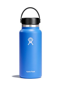 Hydro Flask butelka termiczna 32 Oz Wide Flex Cap Cascade kolor niebieski W32BTS482 ze sklepu PRM w kategorii Bidony i butelki - zdjęcie 170039313
