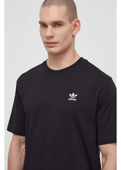 adidas Originals t-shirt bawełniany Essential Tee męski kolor czarny z aplikacją IR9690 ze sklepu PRM w kategorii T-shirty męskie - zdjęcie 170039521