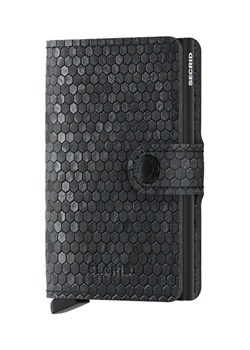 Secrid portfel skórzany Miniwallet Hexagon Black kolor czarny ze sklepu PRM w kategorii Portfele męskie - zdjęcie 170039553