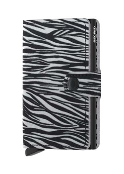 Secrid portfel skórzany Miniwallet Zebra Light Grey kolor szary ze sklepu PRM w kategorii Portfele damskie - zdjęcie 170039561
