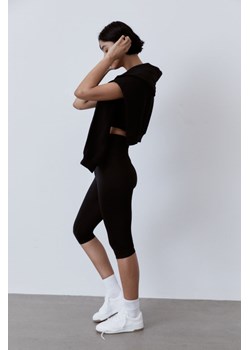 H & M - Sportowe legginsy capri DryMove - Czarny ze sklepu H&M w kategorii Spodnie damskie - zdjęcie 170039581