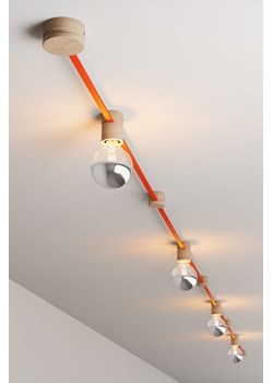 H & M - Personalizowana Lampa Z 4 Żarówkami - Pomarańczowy ze sklepu H&M w kategorii Lampy sufitowe - zdjęcie 170039600
