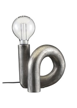 H & M - Notice Swirl 30 Cm - Srebrny ze sklepu H&M w kategorii Lampy stołowe - zdjęcie 170039652