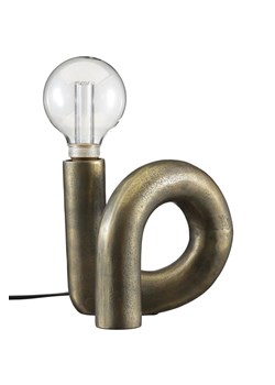 H & M - Notice Swirl 30 Cm - Złoty ze sklepu H&M w kategorii Lampy stołowe - zdjęcie 170039701