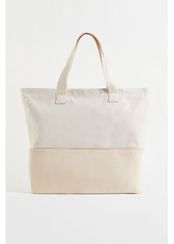 H & M - Piknikowa torba z komorą termoizolacyjną - Beżowy ze sklepu H&M w kategorii Torby Shopper bag - zdjęcie 170039740