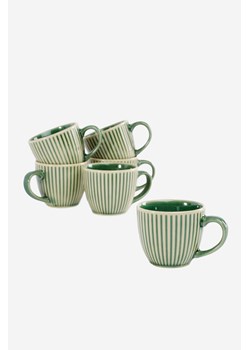H & M - Zestaw 6 Ceramicznych Kubków - Zielony ze sklepu H&M w kategorii Kubki - zdjęcie 170039914