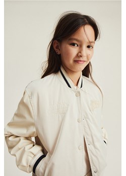 H & M - Satynowa kurtka bejsbolowa - Beżowy ze sklepu H&M w kategorii Kurtki chłopięce - zdjęcie 170039943