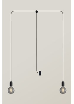 H & M - Zewnętrzne 2-ramienna Lampa Z Żarówkami - Czarny ze sklepu H&M w kategorii Oświetlenie ogrodowe - zdjęcie 170040061
