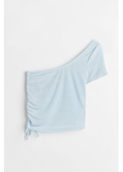 H & M - Top na jedno ramię - Niebieski ze sklepu H&M w kategorii Bluzki damskie - zdjęcie 170040144