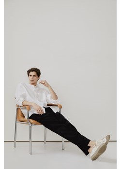 H & M - Lniana koszula Regular Fit - Biały ze sklepu H&M w kategorii Koszule męskie - zdjęcie 170040343