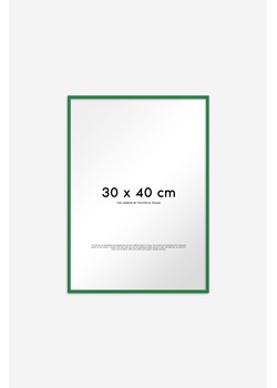 H & M - Lustro Z Drewnianą Ramą - Zielony ze sklepu H&M w kategorii Lustra - zdjęcie 170040454