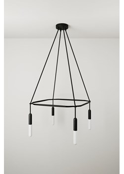 H & M - Żyrandol Cage Z 4 Żarówkami - Czarny ze sklepu H&M w kategorii Lampy wiszące - zdjęcie 170040462