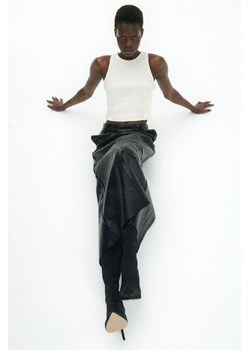H & M - Krótki top bez rękawów - Biały ze sklepu H&M w kategorii Bluzki damskie - zdjęcie 170040511