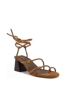 Alohas Skórzane sandały na słupku ze sklepu Gomez Fashion Store w kategorii Sandały damskie - zdjęcie 170043694