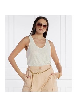 Pinko Lniany top | Relaxed fit ze sklepu Gomez Fashion Store w kategorii Bluzki damskie - zdjęcie 170043773