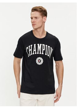 Champion T-Shirt 219852 Czarny Comfort Fit ze sklepu MODIVO w kategorii T-shirty męskie - zdjęcie 170045364