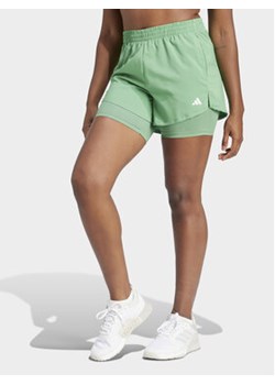 adidas Szorty sportowe Training Minimal IS3951 Zielony Regular Fit ze sklepu MODIVO w kategorii Szorty - zdjęcie 170045372