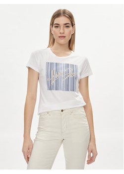 Liu Jo T-Shirt MA4340 JS923 Biały Regular Fit ze sklepu MODIVO w kategorii Bluzki damskie - zdjęcie 170045442
