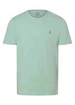 Polo Ralph Lauren T-shirt męski Mężczyźni Bawełna seledynowy jednolity ze sklepu vangraaf w kategorii T-shirty męskie - zdjęcie 170049044