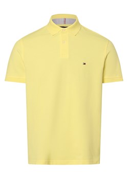 Tommy Hilfiger Męska koszulka polo Mężczyźni Bawełna cytrynowy jednolity ze sklepu vangraaf w kategorii T-shirty męskie - zdjęcie 170049053
