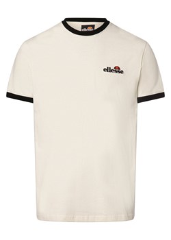 ellesse T-shirt męski Mężczyźni Bawełna écru jednolity ze sklepu vangraaf w kategorii T-shirty męskie - zdjęcie 170049062