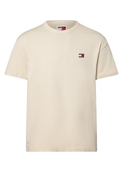 Tommy Jeans Koszulka męska Mężczyźni Bawełna beżowy jednolity ze sklepu vangraaf w kategorii T-shirty męskie - zdjęcie 170049113