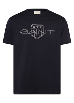 Gant Koszulka męska Mężczyźni Bawełna granatowy nadruk ze sklepu vangraaf w kategorii T-shirty męskie - zdjęcie 170049142