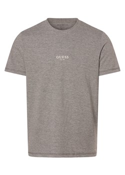 GUESS Koszulka męska Mężczyźni Bawełna szary marmurkowy ze sklepu vangraaf w kategorii T-shirty męskie - zdjęcie 170049192