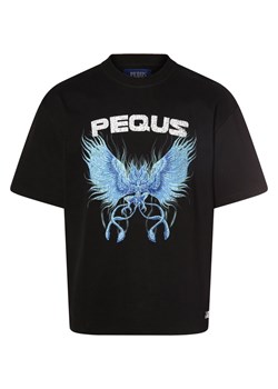 PEQUS Koszulka męska Mężczyźni Bawełna czarny nadruk ze sklepu vangraaf w kategorii T-shirty męskie - zdjęcie 170049200