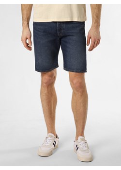 Levi's Męskie szorty dżinsowe - 501® Mężczyźni Bawełna medium stone jednolity ze sklepu vangraaf w kategorii Spodenki męskie - zdjęcie 170049294