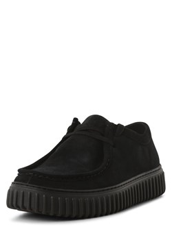 Clarks Skórzane mokasyny - Torhill Lo Mężczyźni skóra czarny jednolity ze sklepu vangraaf w kategorii Mokasyny męskie - zdjęcie 170049334