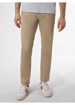 Polo Ralph Lauren Spodnie - stretch slim fit Mężczyźni Bawełna kitt jednolity ze sklepu vangraaf w kategorii Spodnie męskie - zdjęcie 170049403
