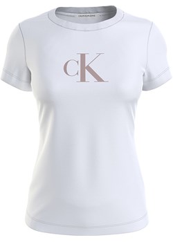 Calvin Klein Koszulka w kolorze białym ze sklepu Limango Polska w kategorii Bluzki damskie - zdjęcie 170050182