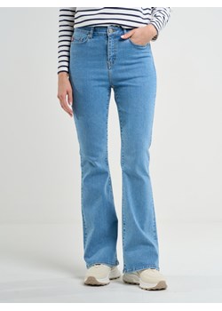Jeansy damskie z rozszerzaną nogawką błękitne Clara Flare 158 ze sklepu Big Star w kategorii Jeansy damskie - zdjęcie 170051743