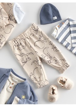 Reserved - Spodnie Dumbo - kremowy ze sklepu Reserved w kategorii Spodnie i półśpiochy - zdjęcie 170052171