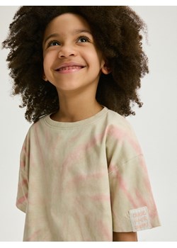 Reserved - T-shirt z efektem tie dye - wielobarwny ze sklepu Reserved w kategorii Bluzki dziewczęce - zdjęcie 170052232