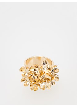 Reserved - Pierścionek z kwiatami - złoty ze sklepu Reserved w kategorii Pierścionki - zdjęcie 170052381