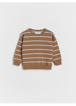Reserved - Bluza z naszywką - brązowy ze sklepu Reserved w kategorii Bluzy i swetry - zdjęcie 170052401