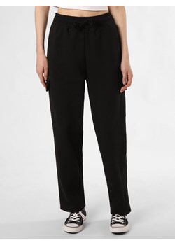 adidas Sportswear Damskie spodnie dresowe Kobiety czarny jednolity ze sklepu vangraaf w kategorii Spodnie damskie - zdjęcie 170056002