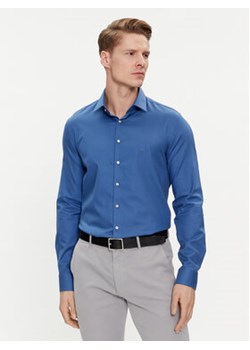 Calvin Klein Koszula K10K108426 Niebieski Slim Fit ze sklepu MODIVO w kategorii Koszule męskie - zdjęcie 170057283