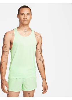 Męska koszulka bez rękawów do biegania Dri-FIT Nike Fast - Zieleń ze sklepu Nike poland w kategorii T-shirty męskie - zdjęcie 170057471
