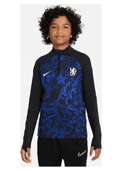 Treningowa koszulka piłkarska dla dużych dzieci Nike Dri-FIT Chelsea F.C. Strike - Niebieski ze sklepu Nike poland w kategorii T-shirty chłopięce - zdjęcie 170057540