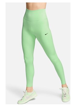 Damskie legginsy o pełnej długości z wysokim stanem Nike One - Zieleń ze sklepu Nike poland w kategorii Spodnie damskie - zdjęcie 170057560
