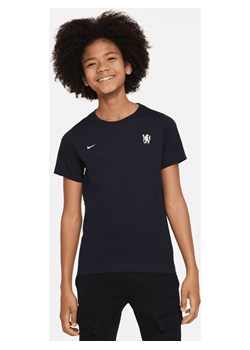 T-shirt piłkarski dla dużych dzieci Nike Chelsea F.C. - Niebieski ze sklepu Nike poland w kategorii Bluzki dziewczęce - zdjęcie 170057592