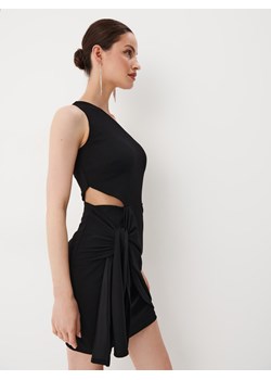 Mohito - Czarna sukienka mini na jedno ramię - czarny ze sklepu Mohito w kategorii Sukienki - zdjęcie 170058330