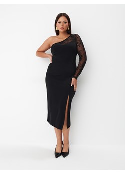 Mohito - Elegancka sukienka midi - czarny ze sklepu Mohito w kategorii Sukienki - zdjęcie 170062283