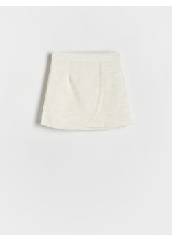 Reserved - Tweedowa spódnica - złamana biel ze sklepu Reserved w kategorii Spódnice dziewczęce - zdjęcie 170063792