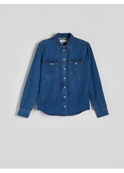 Reserved - Koszula jeansowa - niebieski ze sklepu Reserved w kategorii Koszule damskie - zdjęcie 170063812