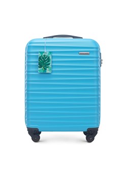 Mała walizka z zawieszką niebieska ze sklepu WITTCHEN w kategorii Walizki - zdjęcie 170064014